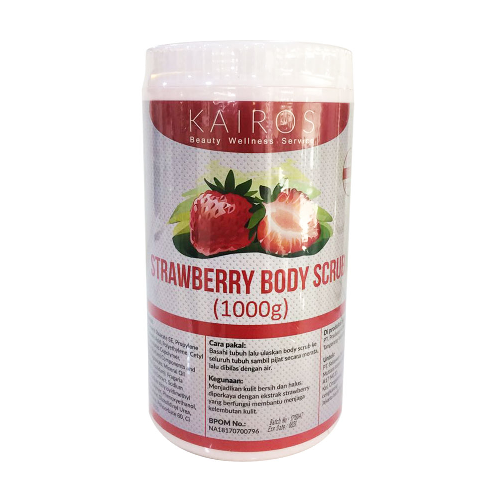Kairos Body Scrub Strawberry 1000ml | Gogobli