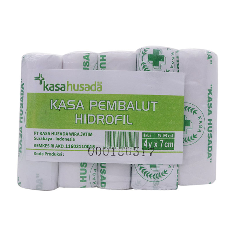Kasahusada Verband Husada 4X7cm 5 Roll | Gogobli