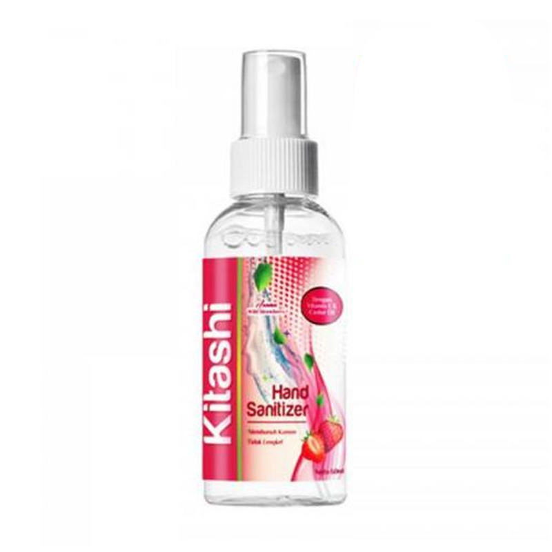 Kitashi Hand Sanitizer Wild Strawberry 60ml | Gogobli