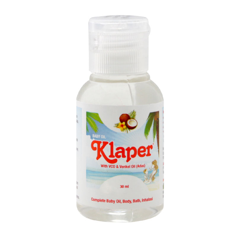 Klaper Baby Oil With VCO And Venkel Oil 30ml | Gogobli