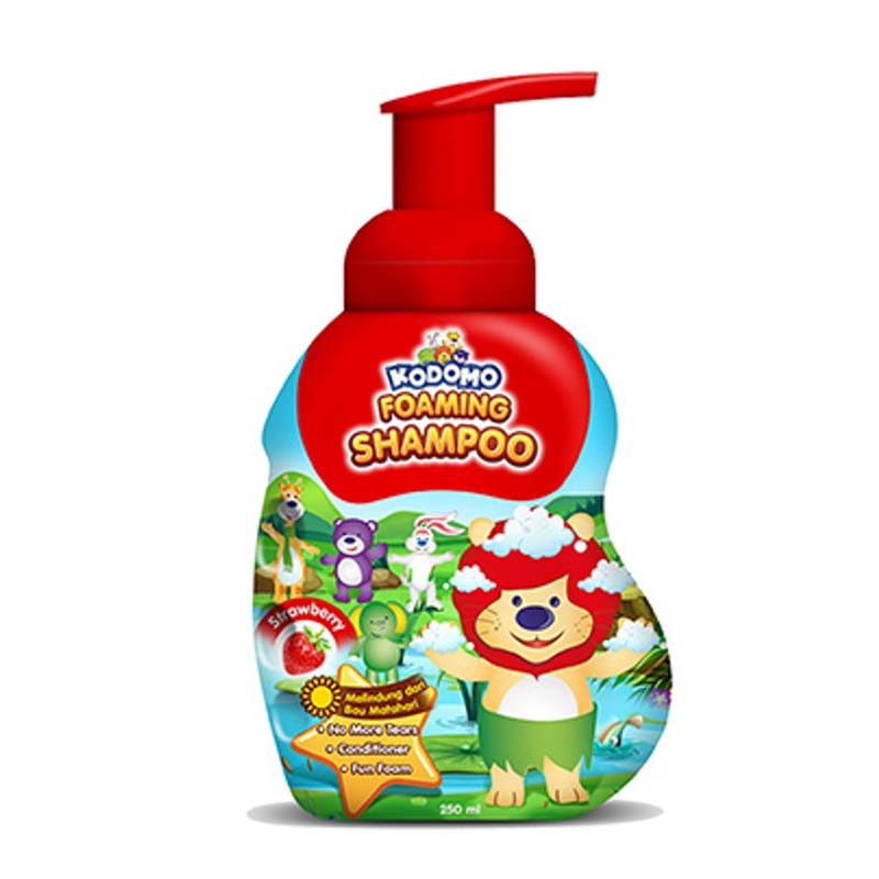 Kodomo Foaming Shampoo Strawberry 250ml | Gogobli