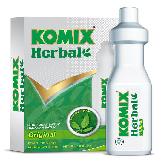 Komix Herbal Original (4 Tube @ 15ml) | Gogobli