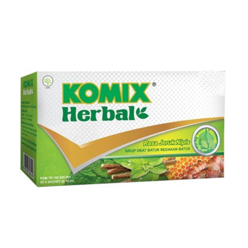 Komix Herbal Jeruk Nipis 6 Sachet | Gogobli