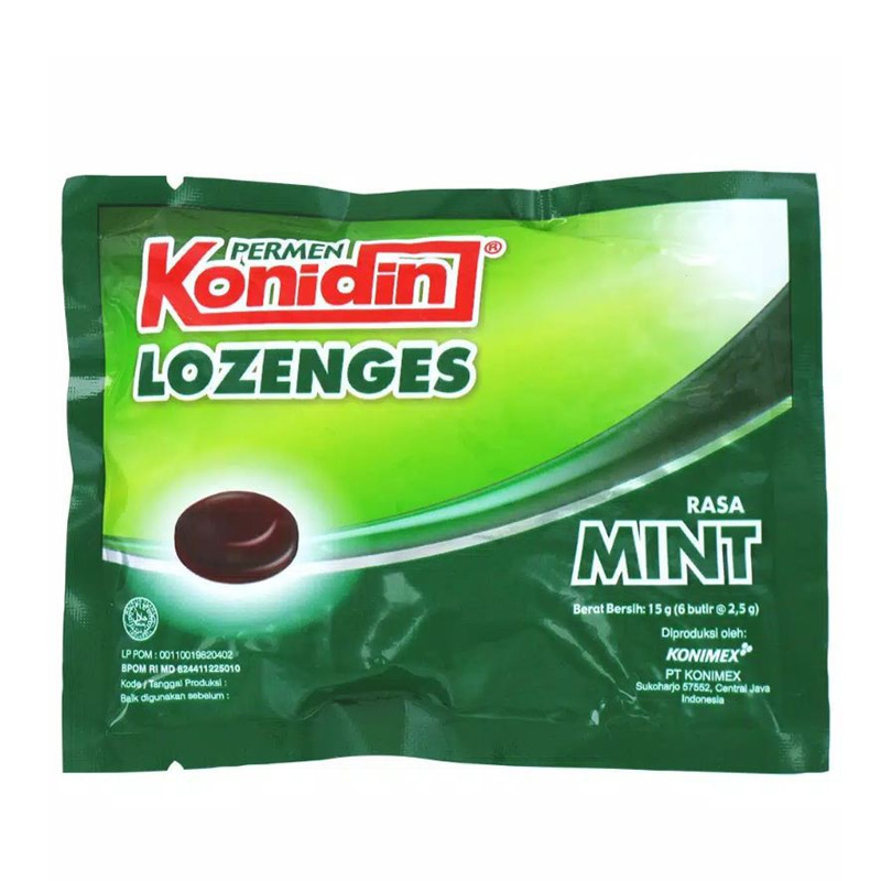 Konidin Lozenges Mint 15gr | Gogobli