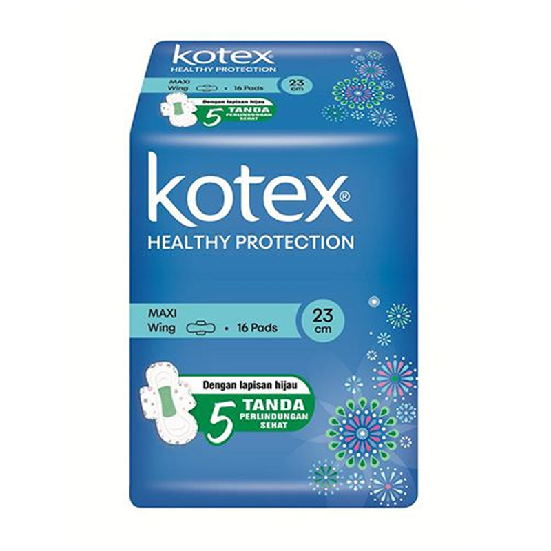 Kotex Healthy Protection Maxi Wing 23cm 16s | Gogobli