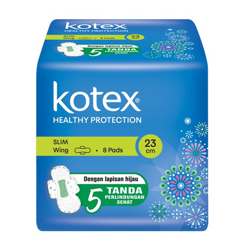 Kotex Healthy Protection Slim Wing 23cm 8s | Gogobli