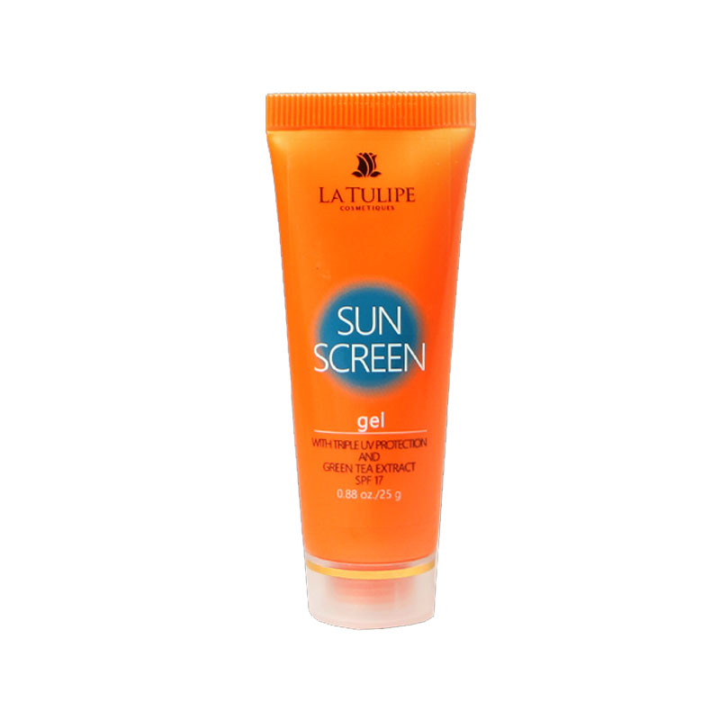 La Tulipe Sunscreen Gel Triple UV And Green Tea 25gr | Gogobli