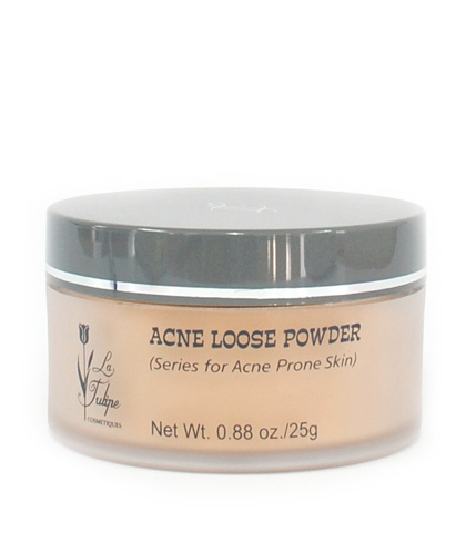 untuk face kulit mist berjerawat La Powder Rose 25gr Tulipe Acne Loose Gogobli Mauve