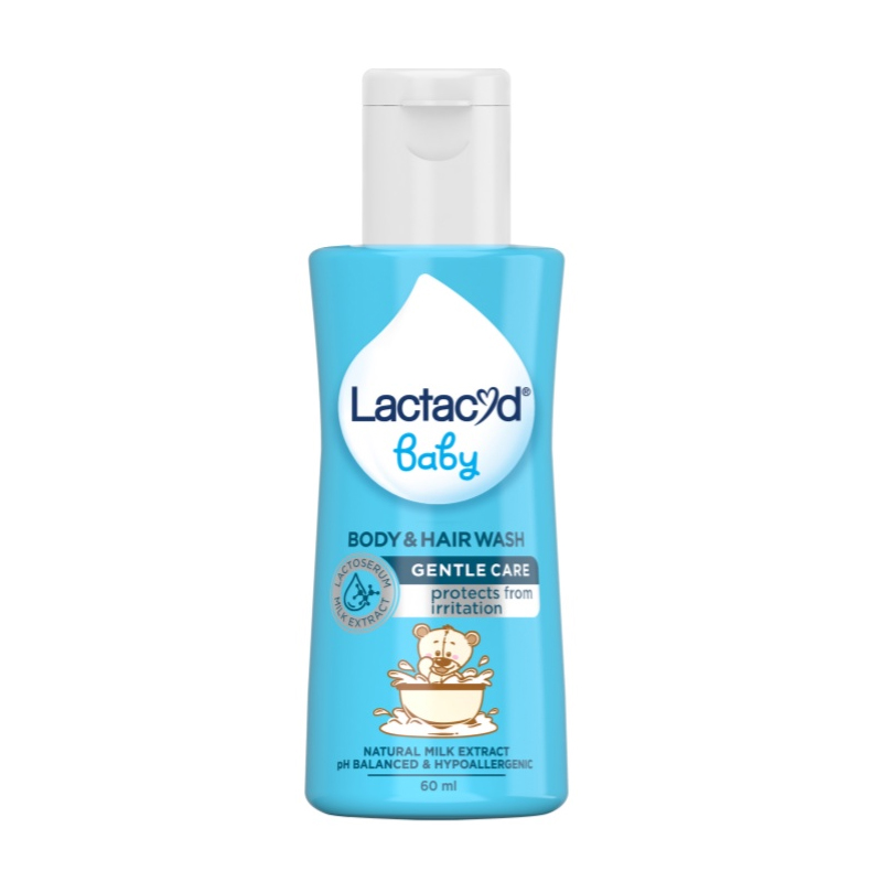 Lactacyd Baby Body & Hair Wash Gentle Care 60ml | Gogobli