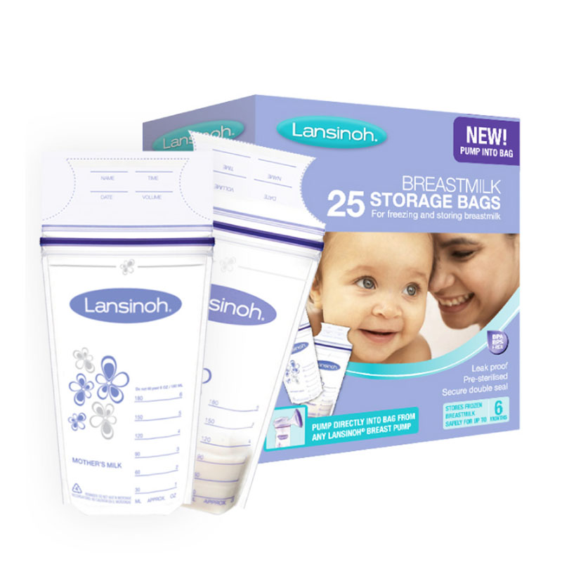 Lansinoh Breastmilk Storage Bags 25s | Gogobli