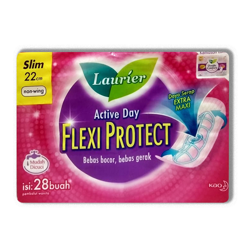 Laurier Active Day Flexi Protect Slim Non Wing 28s | Gogobli