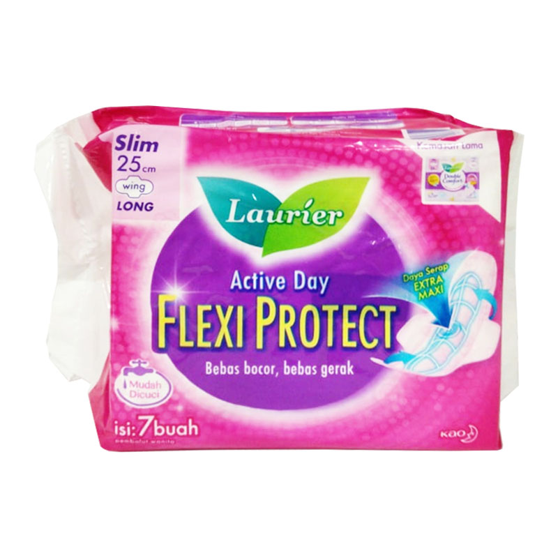 Laurier Active Day Flexi Protect Slim Long Wing 7s | Gogobli