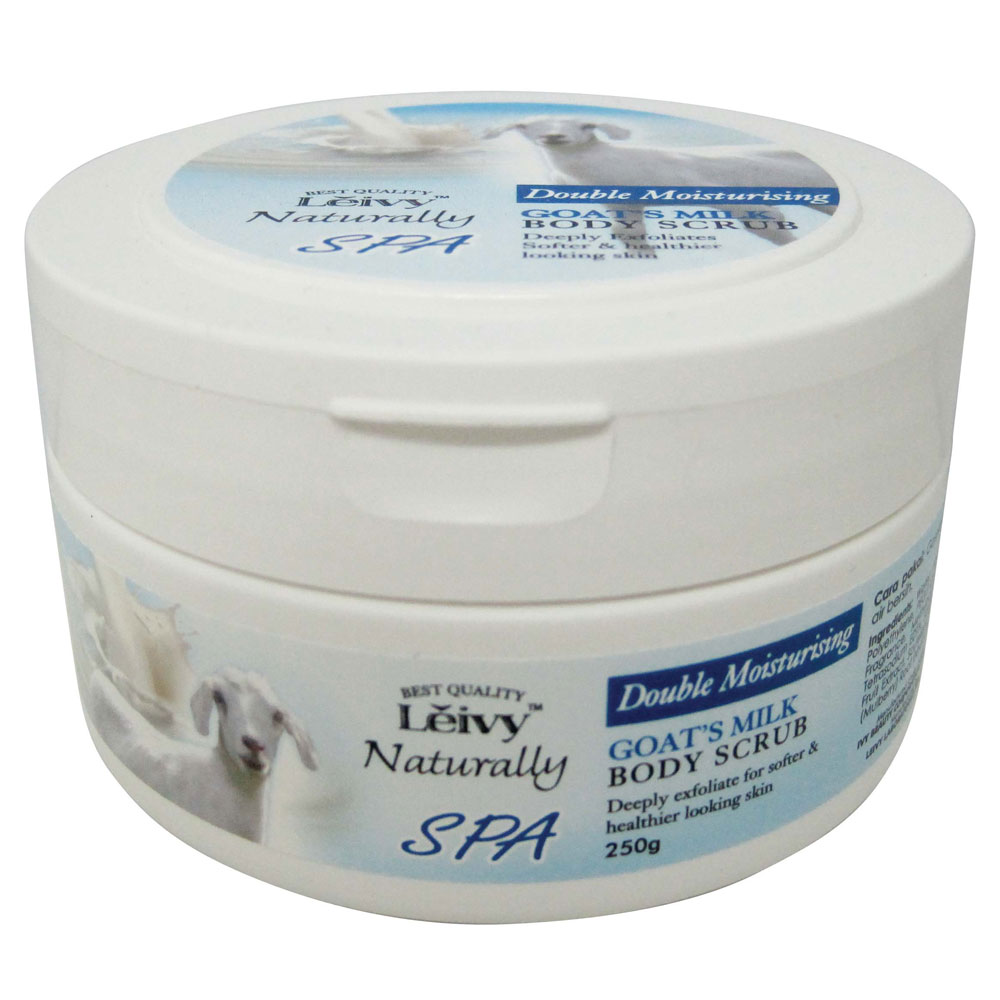 Leivy Body Scrub Spa Goats Milk 250gr | Gogobli