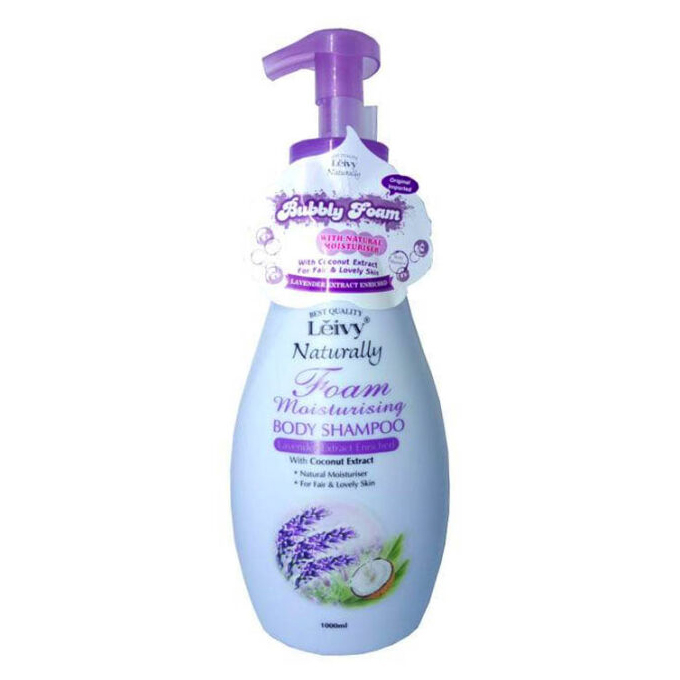 Leivy Foam Body Shampoo Lavender With Coconut Extract 1000ml | Gogobli