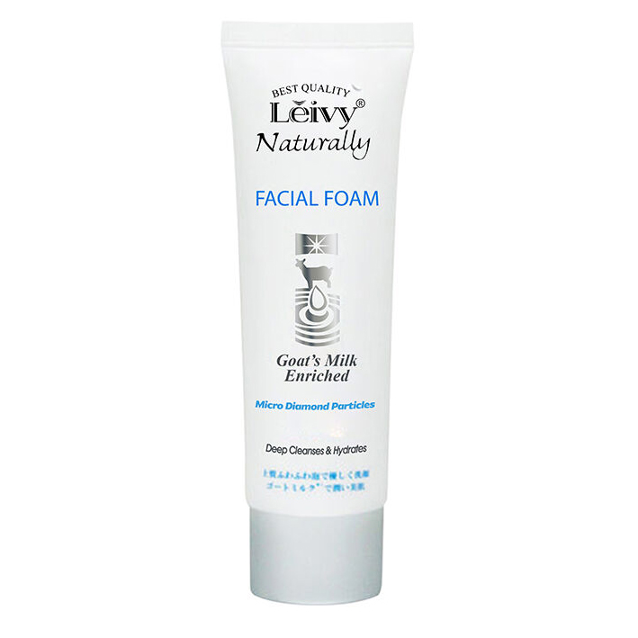 Leivy Facial Foam Goats Milk Enriched 100gr | Gogobli