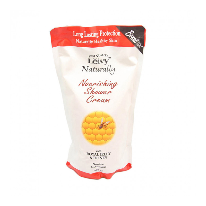 Leivy Shower Cream Refill Royal Jelly 900ml | Gogobli