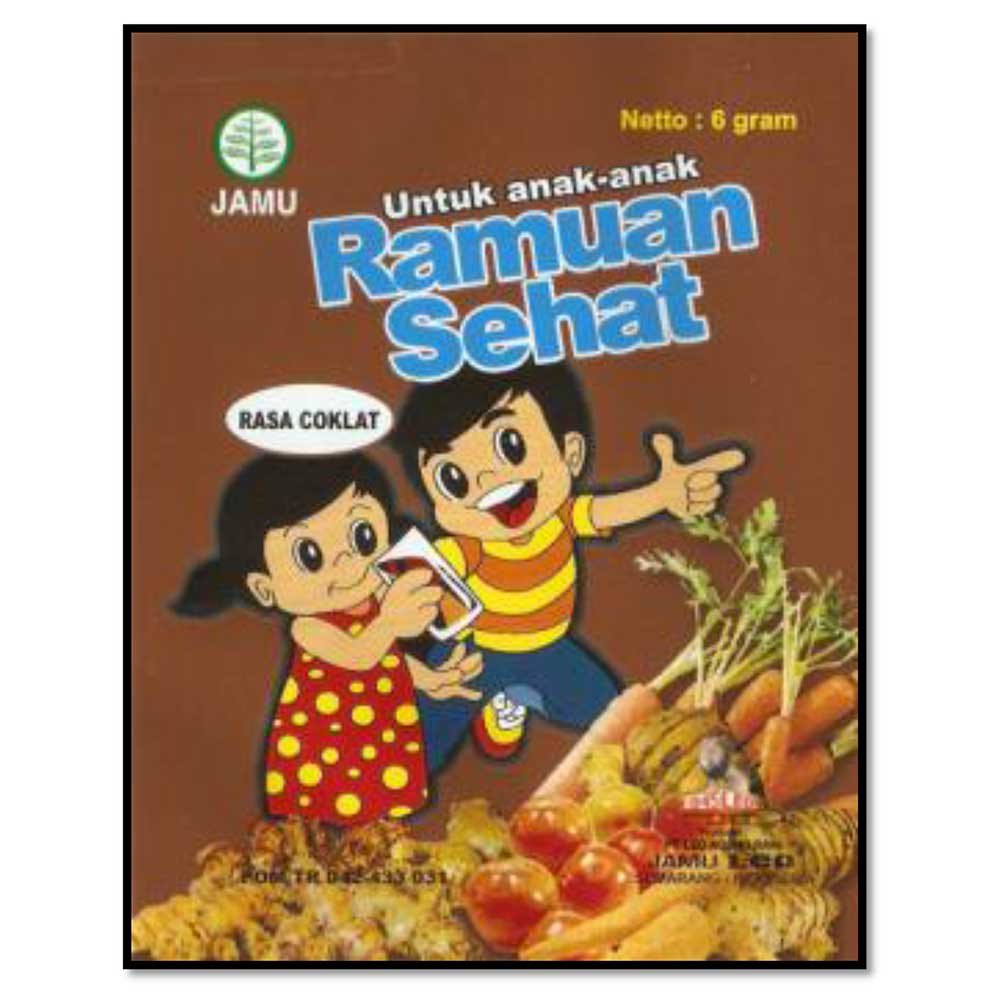 Jamu Leo Anak Ramuan Sehat Rasa Coklat (isi 10 Sachet)  | Gogobli