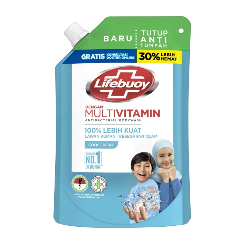 Lifebuoy Bodywash Cool Fresh Refill 400ml | Gogobli