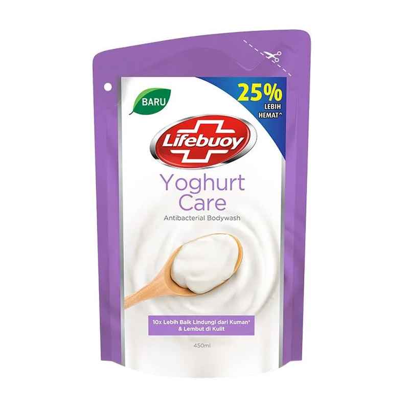 Lifebuoy Antibacterial Body Wash Yoghurt Care Refill 400ml | Gogobli