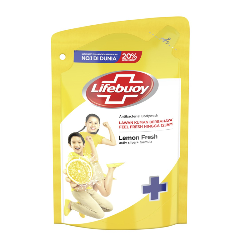 Lifebuoy Bodywash Lemon Fresh Refill 250ml | Gogobli