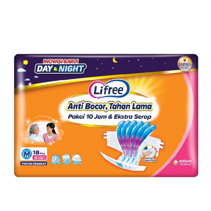 Lifree Popok Perekat Dewasa M 18pcs | Gogobli