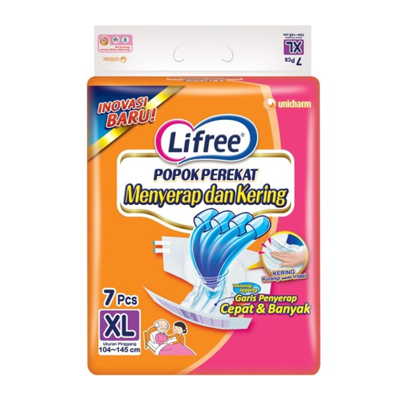 Lifree Popok Perekat Dewasa XL 7pcs | Gogobli