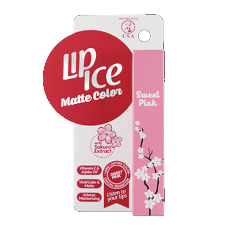 Lip Ice Matte Color Sweet Pink | Gogobli