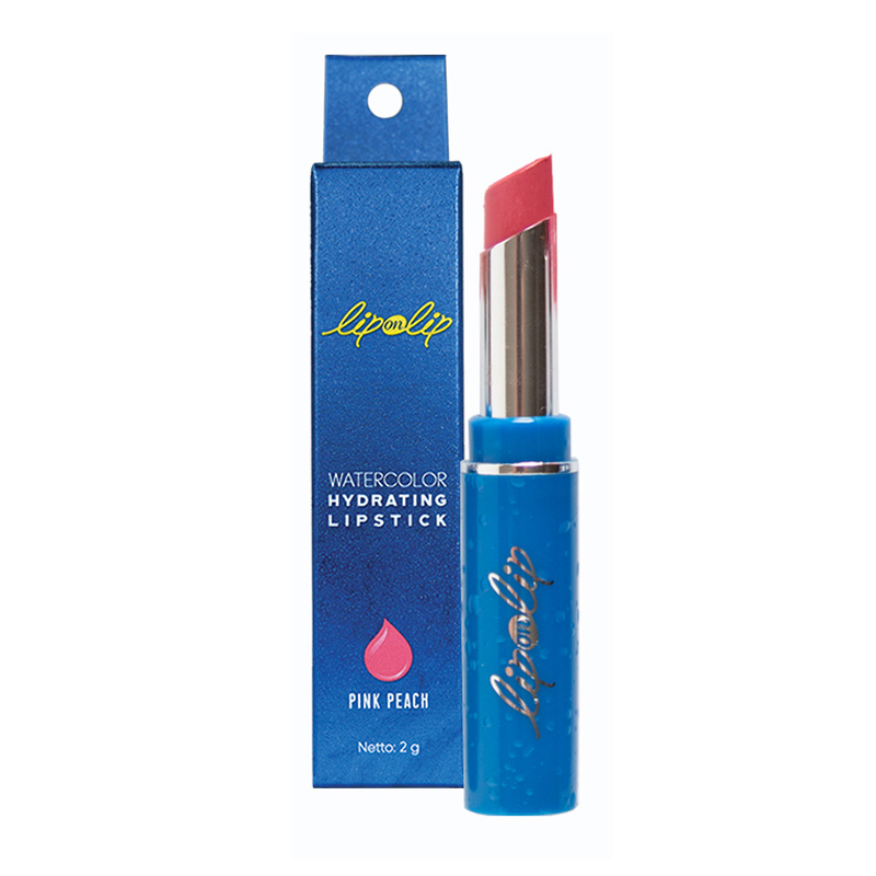Lip On Lip Watercolor Hydrating Lipstick Pink Peach 2gr | Gogobli