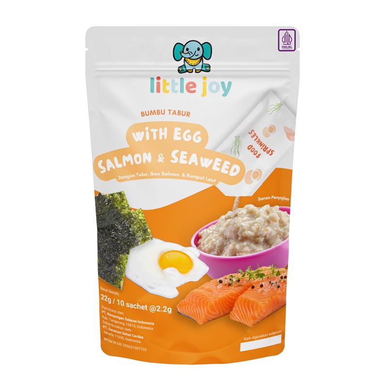 Little Joy Bubuk Tabur BB Booster MeatMix Salmon Omega 3 22gr (10 Sachet @2.2gr) | Gogobli