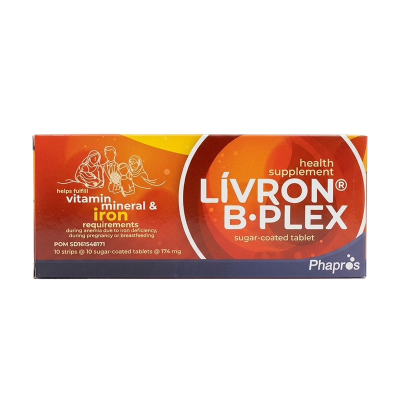 Livron B.Plex (10 Strip @ 10 Tablet) | Gogobli