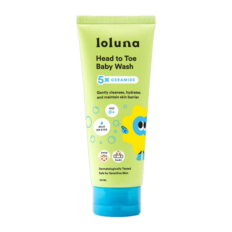 Loluna Head To Toe Baby Wash 100 Ml | Gogobli