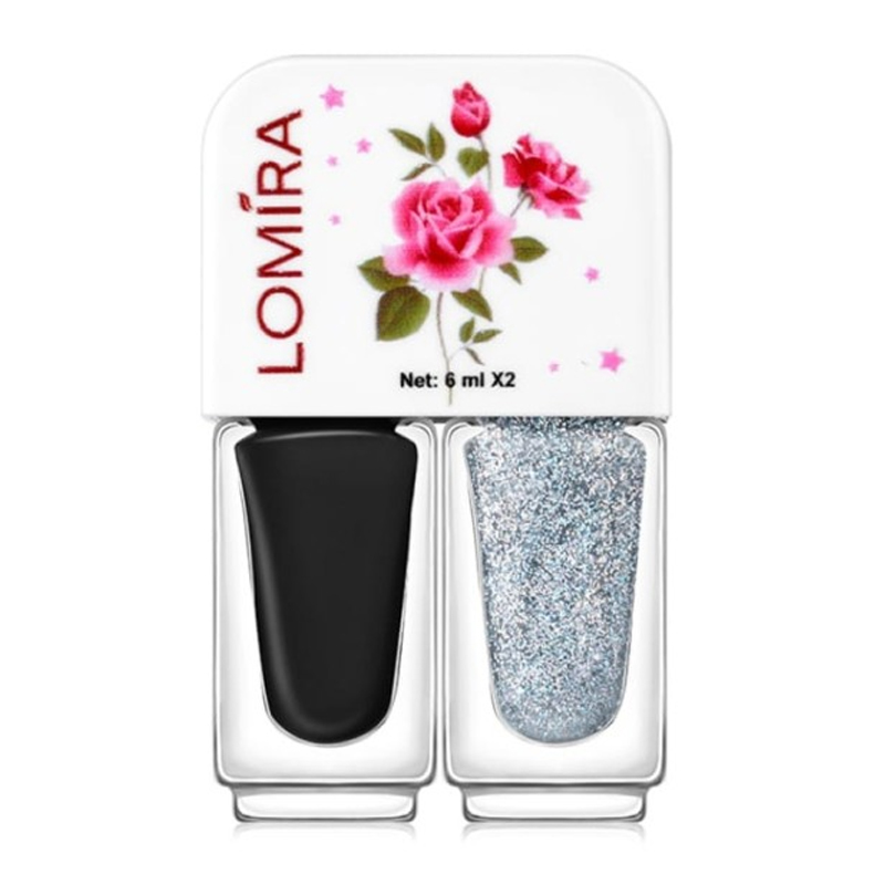 Lomira Nail Polish 2in1 Dual Color K210 (6x2ml) | Gogobli