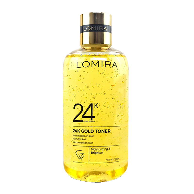 Lomira 24K Gold Toner Moisturizing & Brighten 300ml | Gogobli