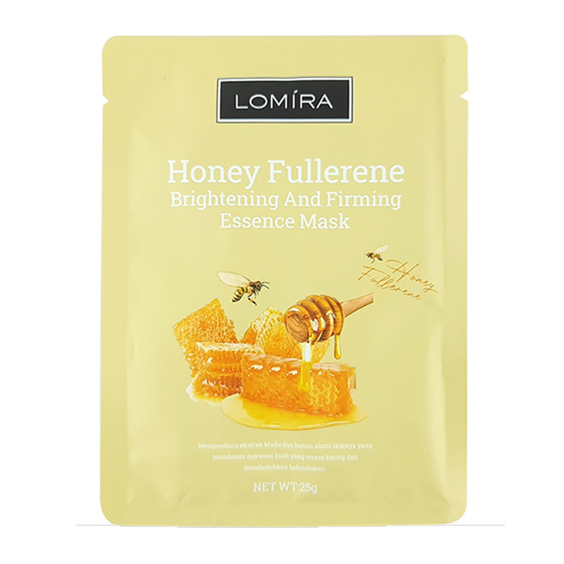 Lomira Sheet Essence Mask Honey Fullerence Brightening And Firming 25gr | Gogobli