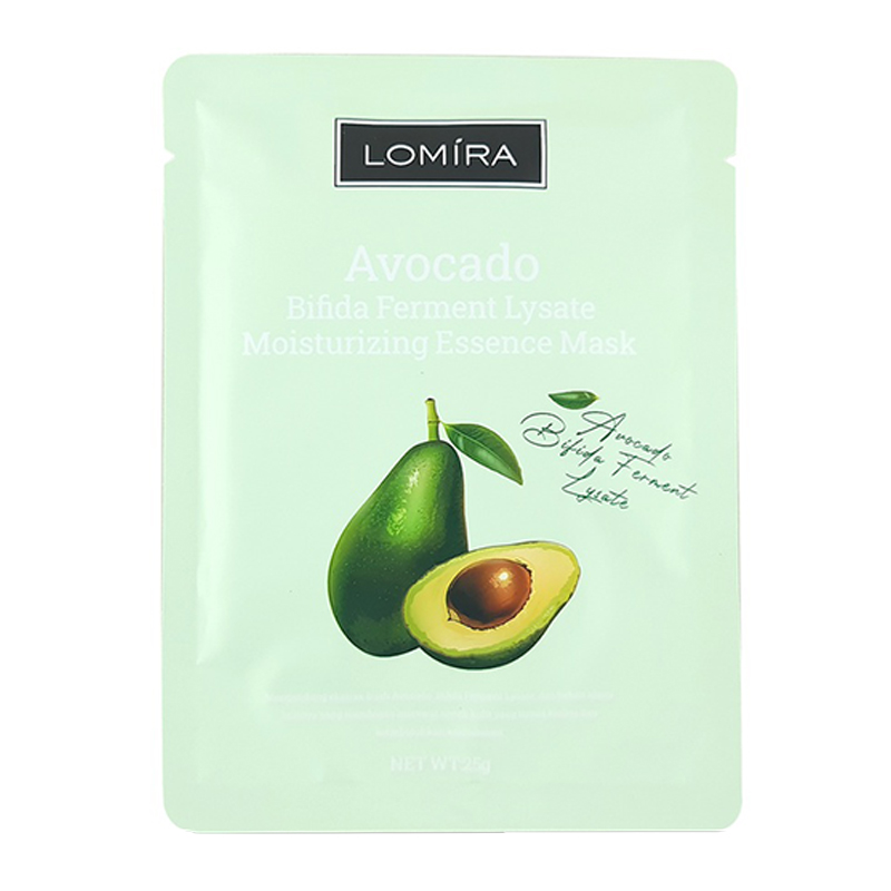Lomira Sheet Essence Mask Avocado Bifida Ferment Lysate Moisturizing 25gr | Gogobli
