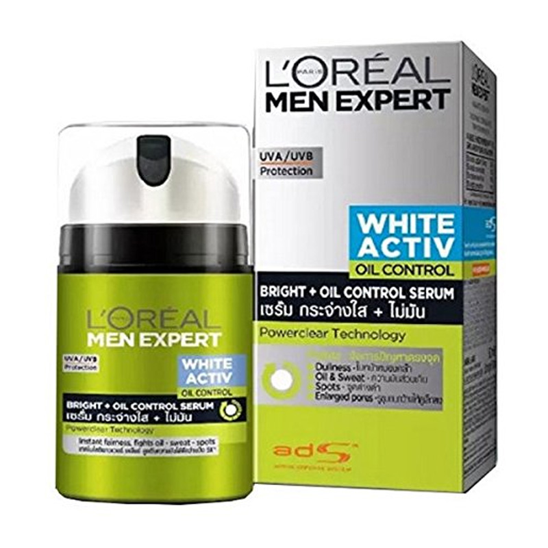 Loreal Men Expert White Active Oil Control Gel Cream 50ml | Gogobli