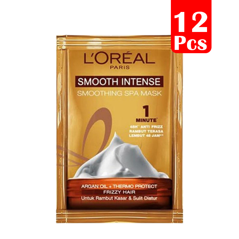 Loreal Elseve Smooth Intensive Mask 20ml (PAKET ISI 12pcs) | Gogobli