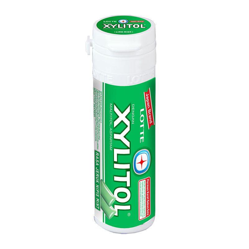 Lotte Xylitol Jeruk Nipis Mint 27.55gr | Gogobli