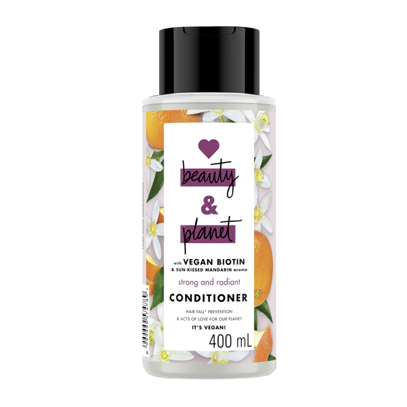 Love Beauty And Planet Hair Conditioner Vegan Biotin And Sun-Kissed Mandarin 400ml | Gogobli