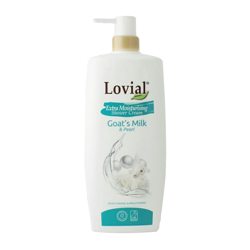 Lovial Shower Cream Goats Milk And Pearl 1000ml | Gogobli