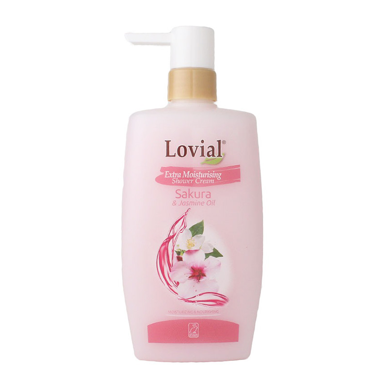 Lovial Shower Cream Sakura And Jasmine Oil (Pump) 500ml | Gogobli