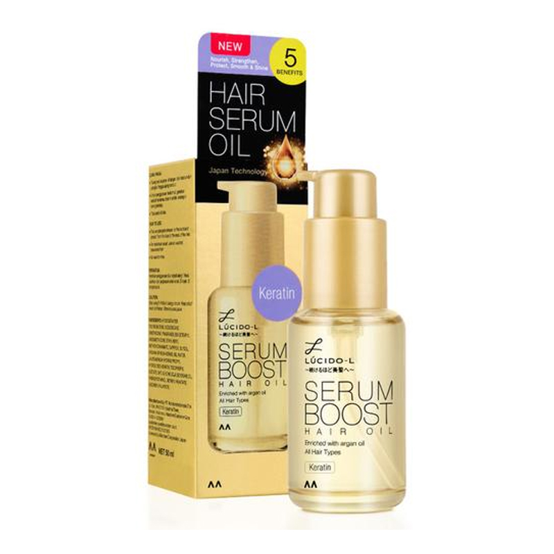 Lucido-L Serum Boost Hair Oil Keratin 50ml | Gogobli