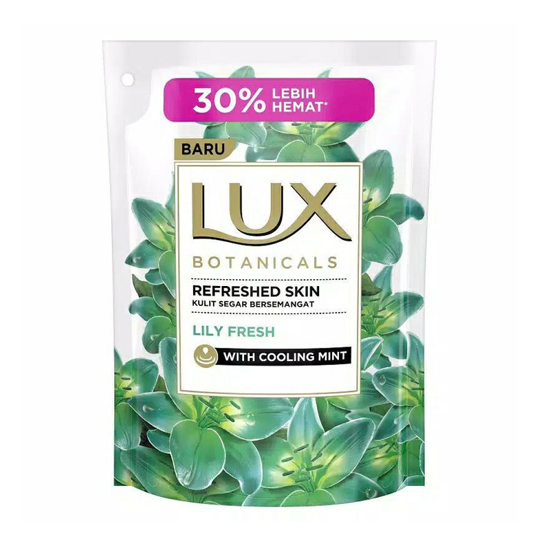 Lux Botanicals Body Wash Lily Fresh Refill 450ml | Gogobli