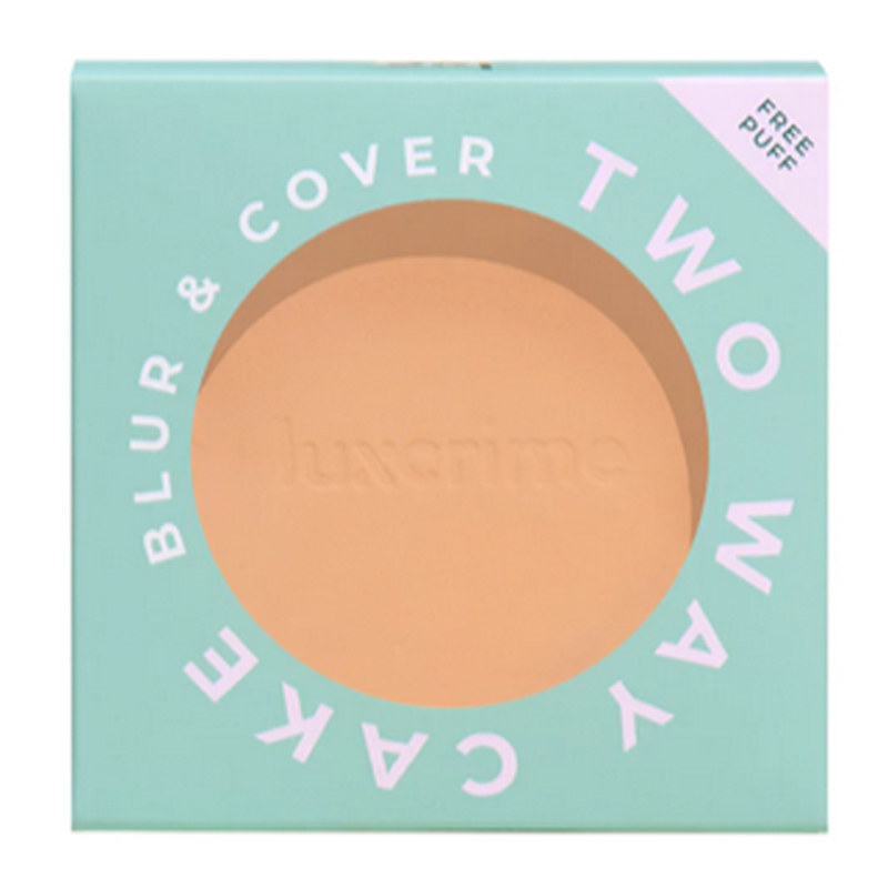 Luxcrime Refill Blur & Cover Two Way Cake Oil Control Custard | Gogobli