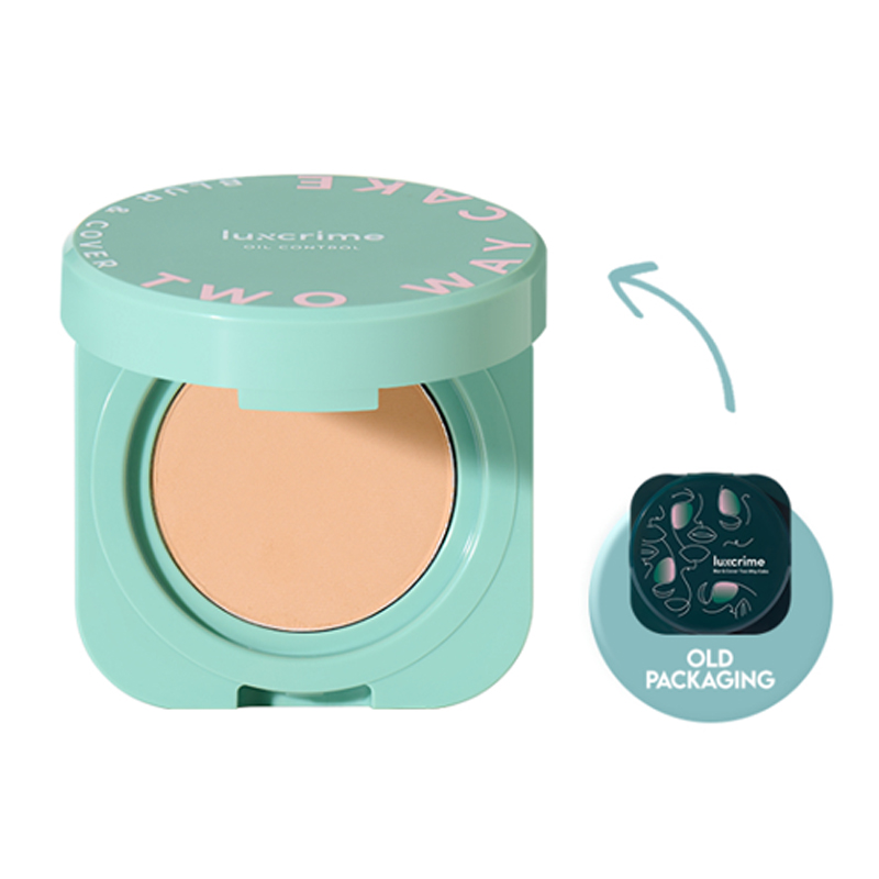 Luxcrime Blur & Cover Two Way Cake In Cream Puff | Gogobli