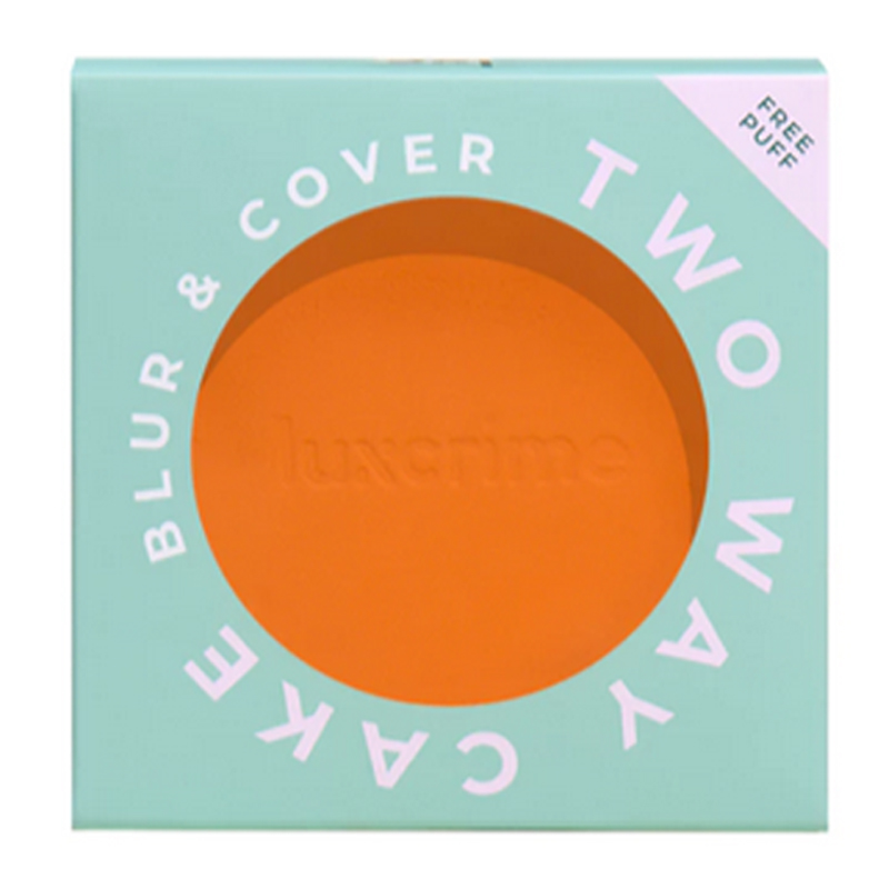 Luxcrime Refill Blur & Cover Two Way Cake Oil Control Cinnamon | Gogobli