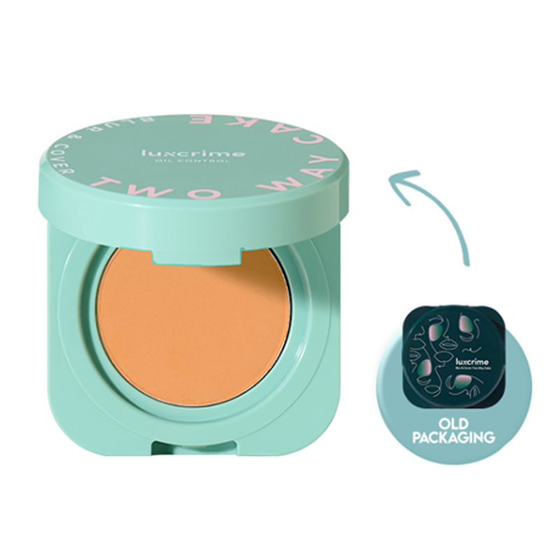 Luxcrime Blur & Cover Two Way Cake In Honey Comb | Gogobli