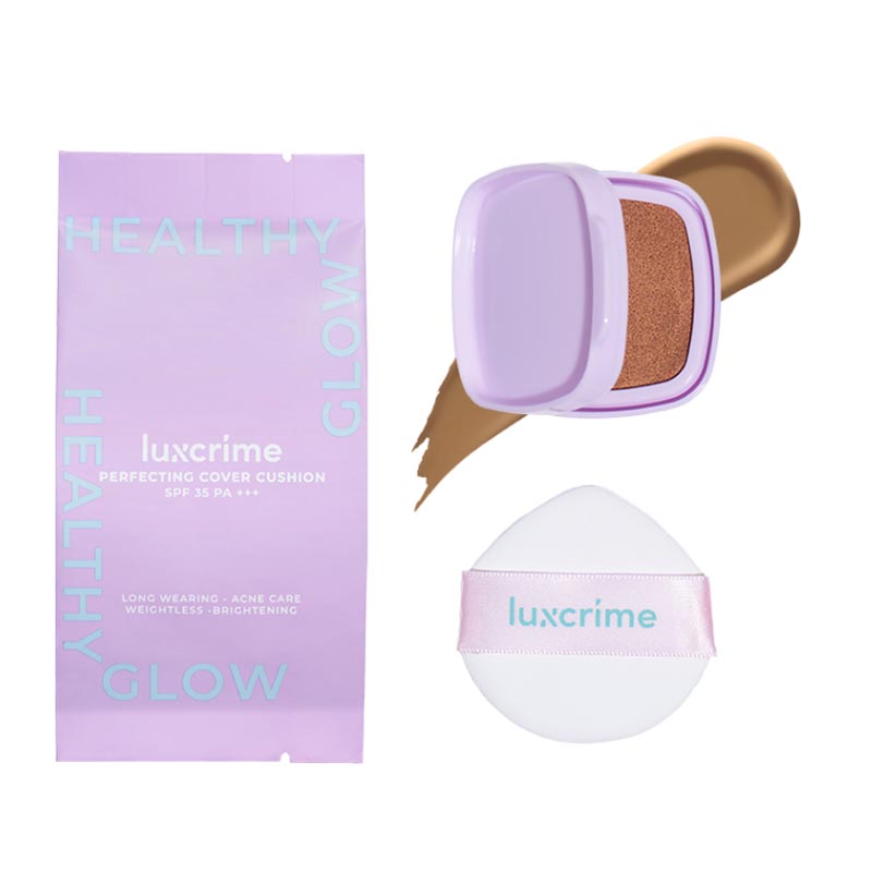Luxcrime Perfecting Cover Cushion Healthy Glow (SPF35 PA +++) Refill N03 | Gogobli