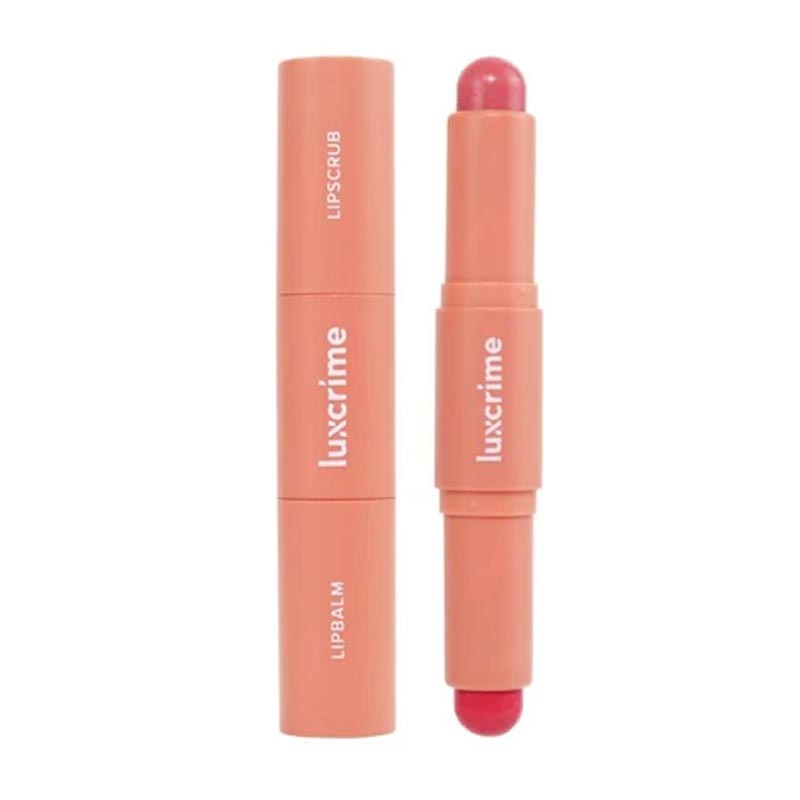 Luxcrime Duo Lipcare Strawberry Glaze (Lipbalm & Lipscrub) | Gogobli
