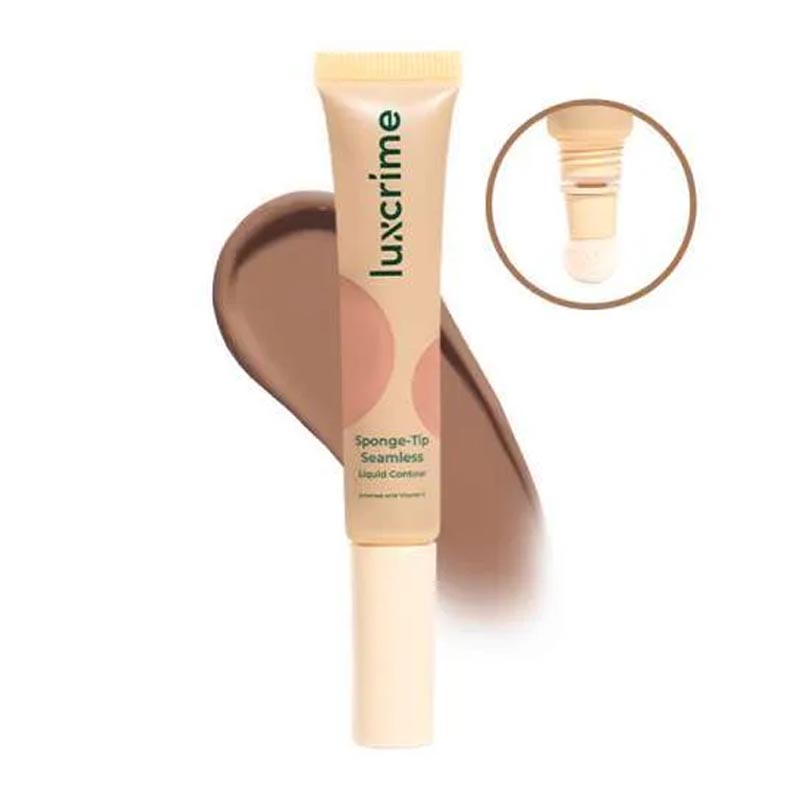 Luxcrime Sponge-Tip Seamless Liquid Contour Hazelnut | Gogobli